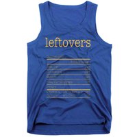 Leftovers Nutrition Facts Funny Thanksgiving Christmas Food Tank Top