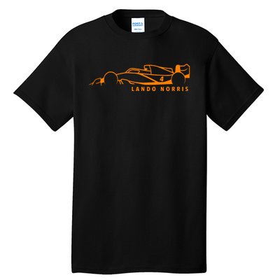 Lando Norris F1 Racing Driver Tall T-Shirt