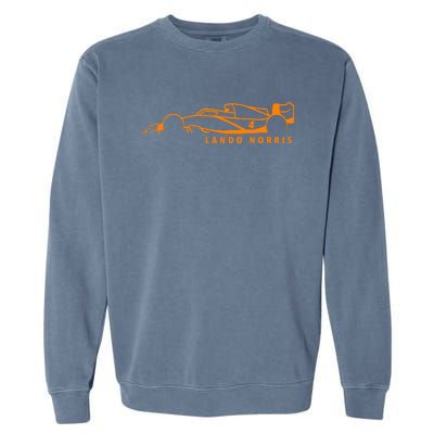 Lando Norris F1 Racing Driver Garment-Dyed Sweatshirt