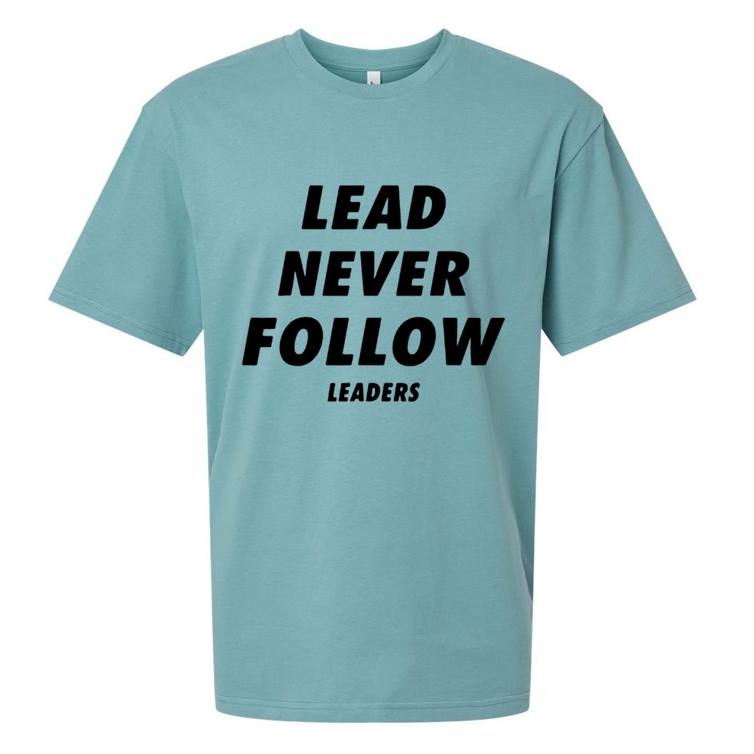 Lead Never Follow Sueded Cloud Jersey T-Shirt