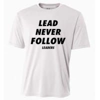 Lead Never Follow Cooling Performance Crew T-Shirt