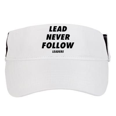 Lead Never Follow Adult Drive Performance Visor