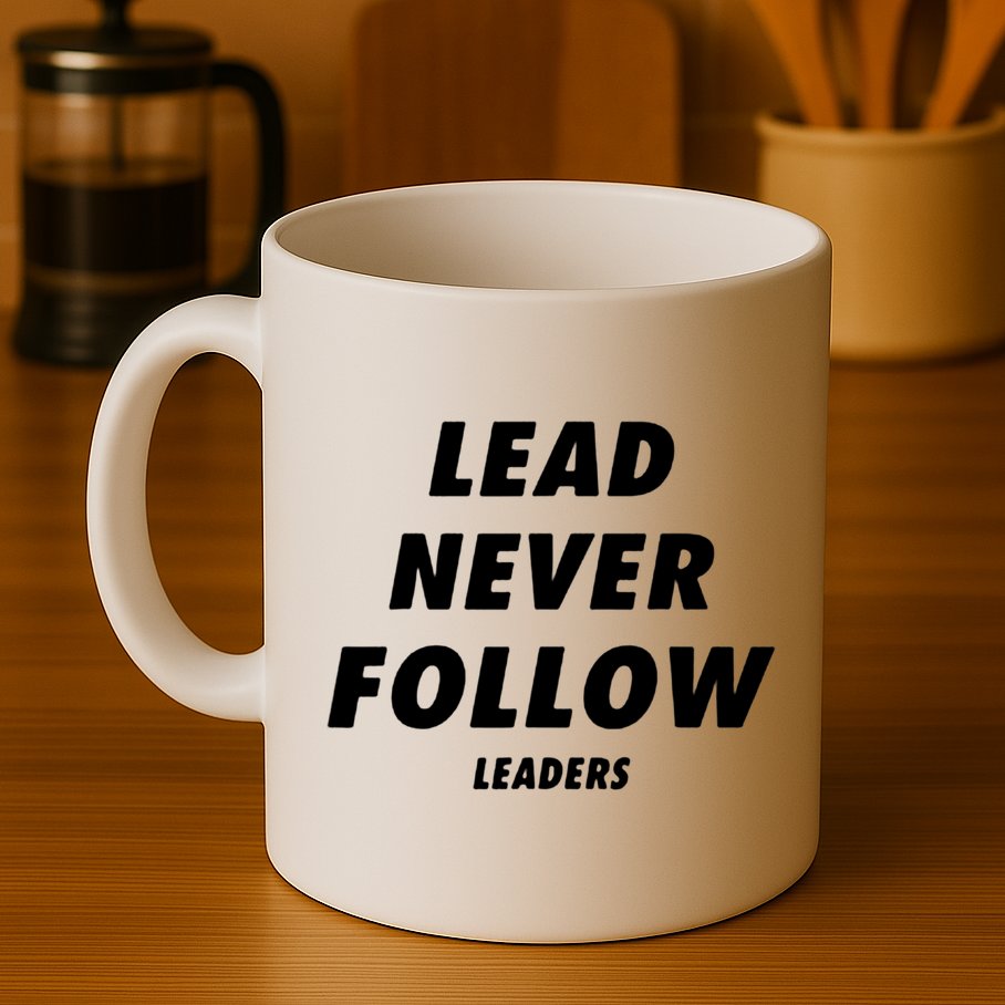 Lead Never Follow Mug