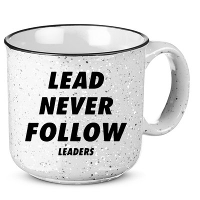 Lead Never Follow 15oz Campfire Ceramic Mug