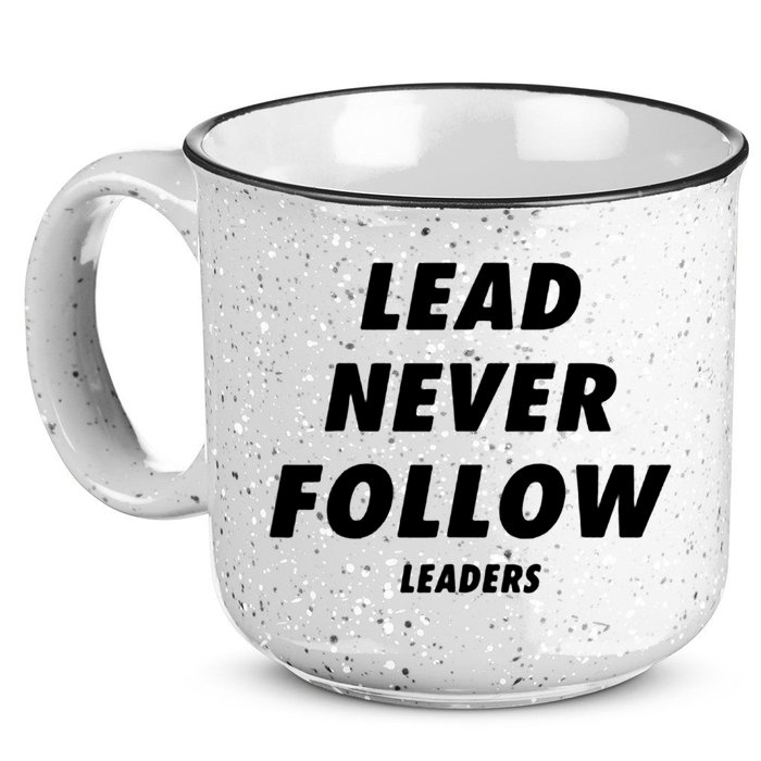 Lead Never Follow 15oz Campfire Ceramic Mug