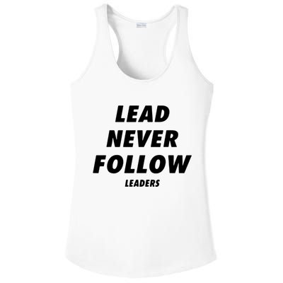 Lead Never Follow Ladies PosiCharge Competitor Racerback Tank