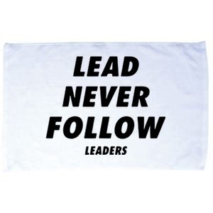 Lead Never Follow Microfiber Hand Towel