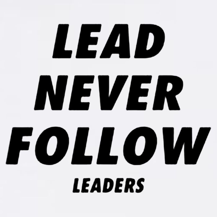 Lead Never Follow Women's Crop Top Tee