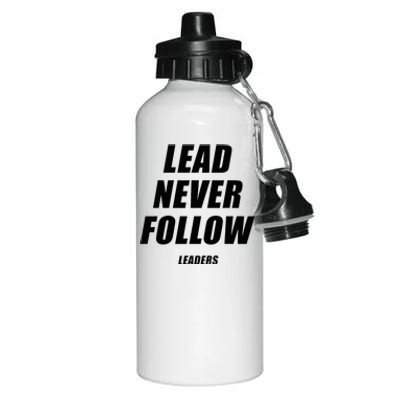 Lead Never Follow Leaders 1354 Aluminum Water Bottle