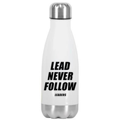 Lead Never Follow Leaders 1354 Stainless Steel Insulated Water Bottle