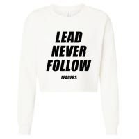 Lead Never Follow Leaders 1354 Cropped Pullover Crew