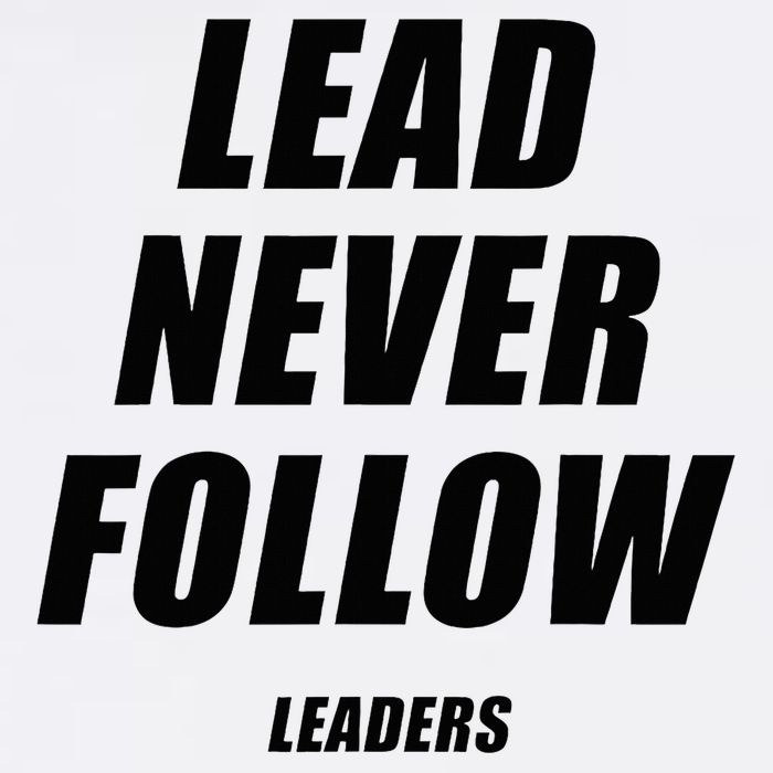 Lead Never Follow Leaders 1354 Cropped Pullover Crew