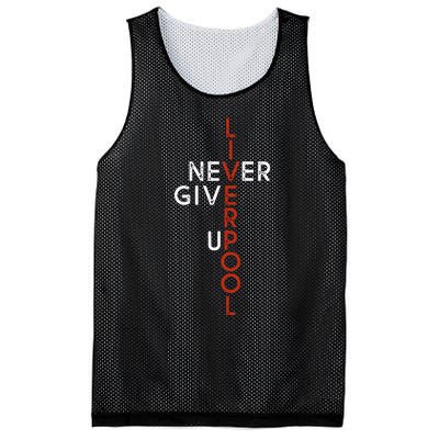 Liverpool Never Give Up Scouser Mesh Reversible Basketball Jersey Tank