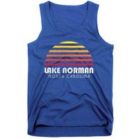 Lake Nor Gift Retro Distressed Sunset Lake Nor Gift Tank Top