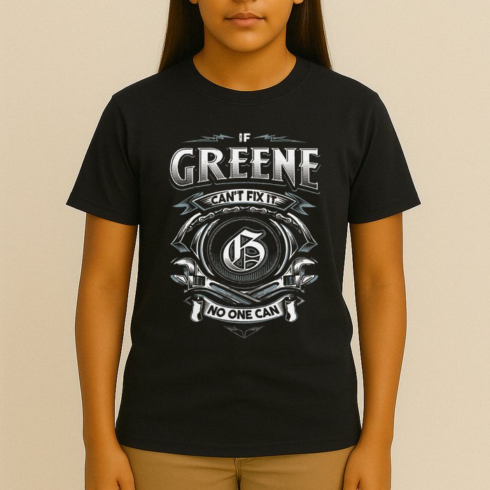 Last Name Greene If Greene CanT Fix It T-Shirt