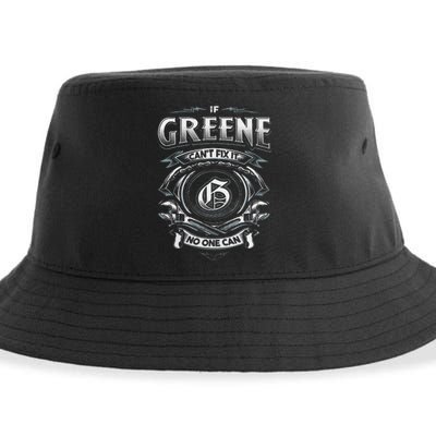 Last Name Greene If Greene CanT Fix It Sustainable Bucket Hat