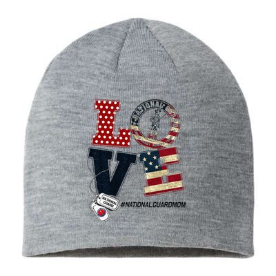 Love National Guard Mom Graduation Proud National Guard Mom Sustainable Beanie