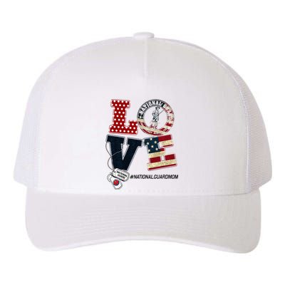 Love National Guard Mom Graduation Proud National Guard Mom Yupoong Adult 5-Panel Trucker Hat