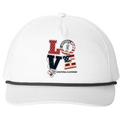 Love National Guard Mom Graduation Proud National Guard Mom Snapback Five-Panel Rope Hat