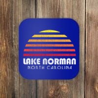 Lake Nor Gift Retro Distressed Sunset Lake Nor Gift Coaster