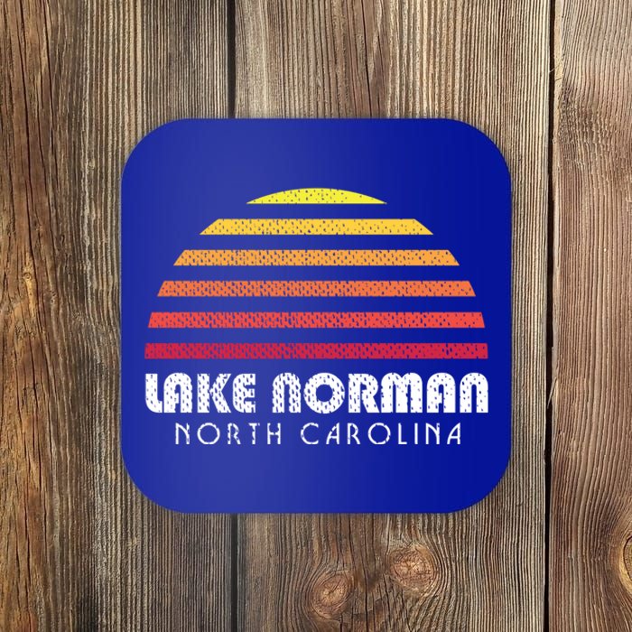 Lake Nor Gift Retro Distressed Sunset Lake Nor Gift Coaster