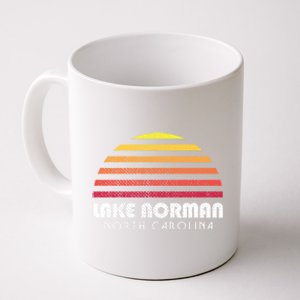 Lake Nor Gift Retro Distressed Sunset Lake Nor Gift Coffee Mug