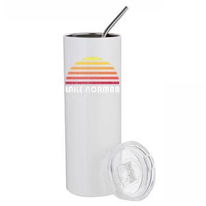 Lake Nor Gift Retro Distressed Sunset Lake Nor Gift Stainless Steel Tumbler