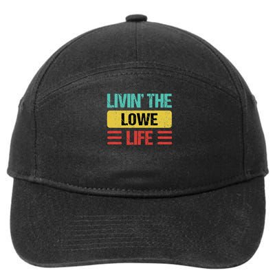 Lowe Name Gift 7-Panel Snapback Hat