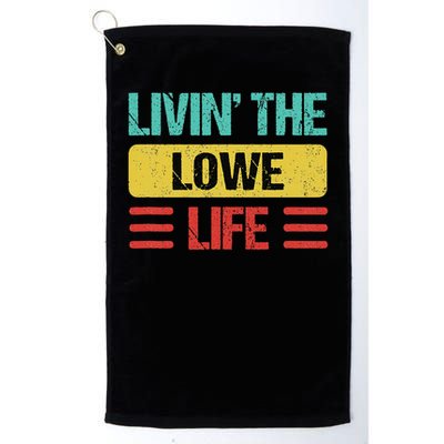 Lowe Name Gift Golf Towel