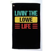 Lowe Name Gift Golf Towel