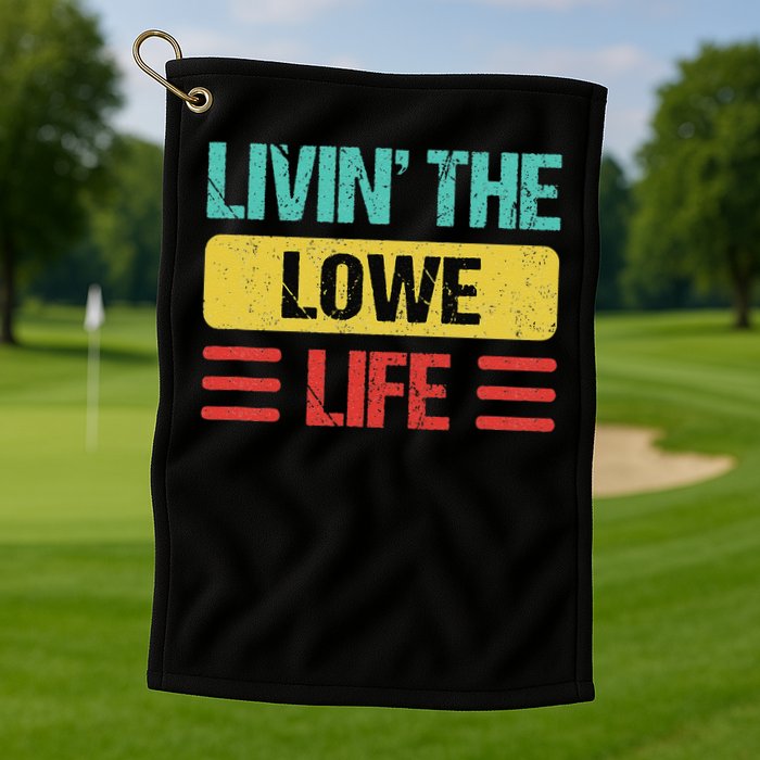 Lowe Name Gift Golf Towel