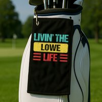 Lowe Name Gift Golf Towel