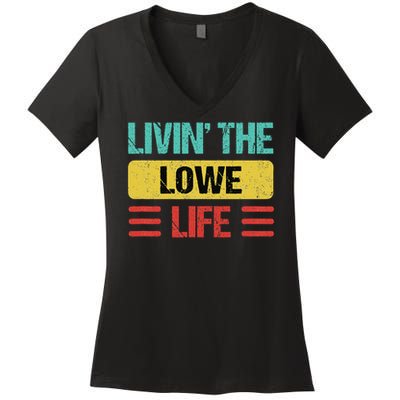Lowe Name Gift Women's V-Neck T-Shirt