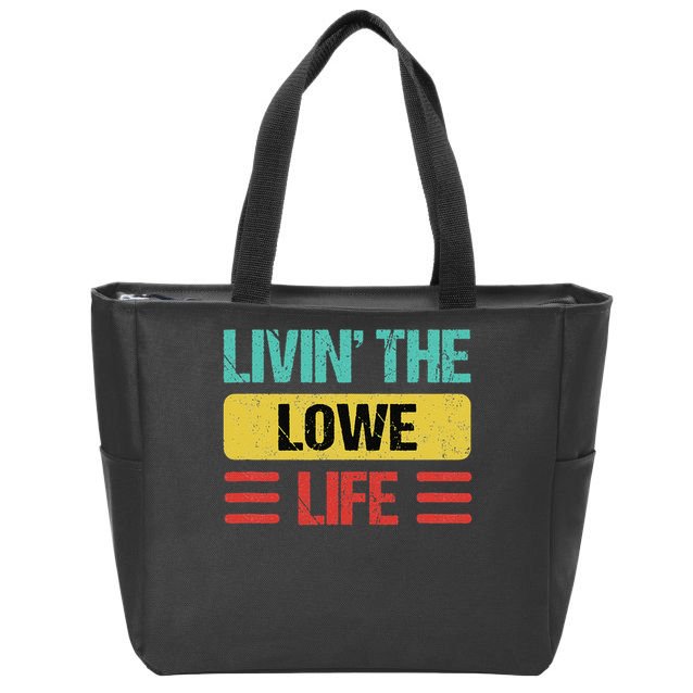 Lowe Name Gift Zip Tote Bag