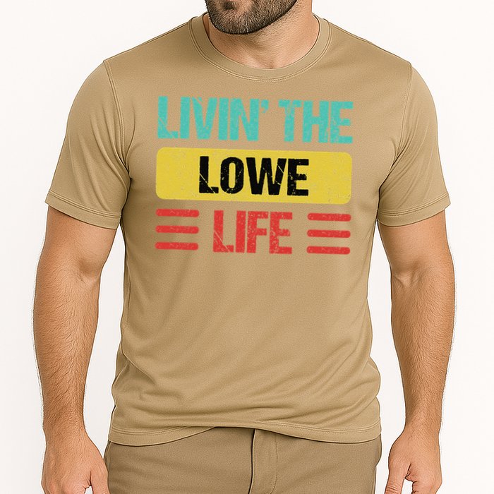 Lowe Name Gift Cooling Performance Crew T-Shirt