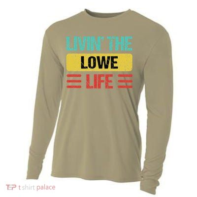 Lowe Name Gift Cooling Performance Long Sleeve Crew