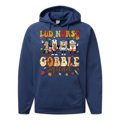 L&D Nurse Gobble Squad Thanksgiving Performance Fleece Hoodie