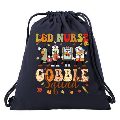 L&D Nurse Gobble Squad Thanksgiving Drawstring Bag