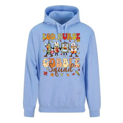 L&D Nurse Gobble Squad Thanksgiving Unisex Surf Hoodie