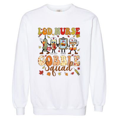 L&D Nurse Gobble Squad Thanksgiving Garment-Dyed Sweatshirt