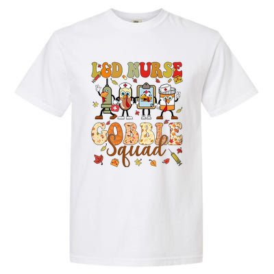 L&D Nurse Gobble Squad Thanksgiving Garment-Dyed Heavyweight T-Shirt