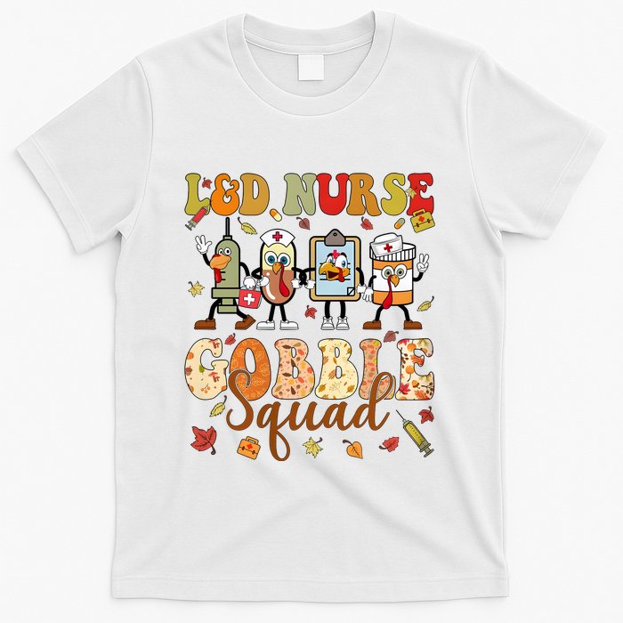 L&D Nurse Gobble Squad Thanksgiving T-Shirt