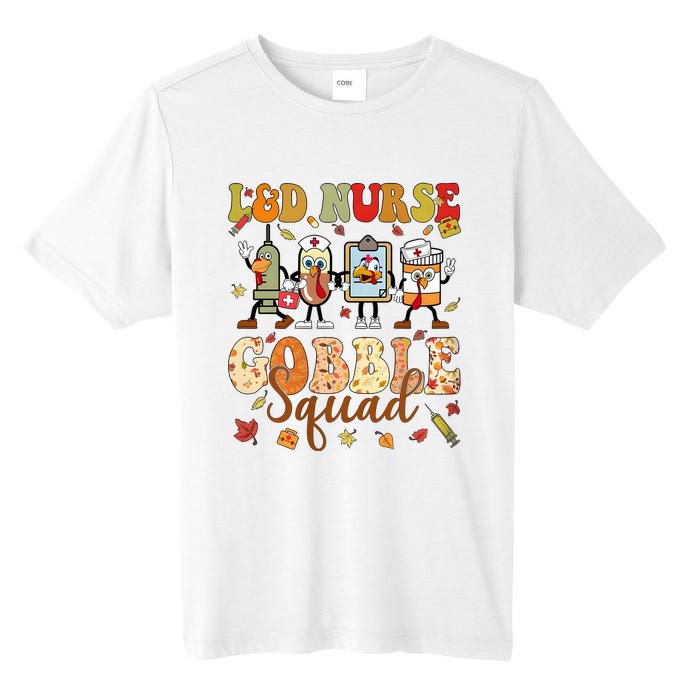 L&D Nurse Gobble Squad Thanksgiving Tall Fusion ChromaSoft Performance T-Shirt