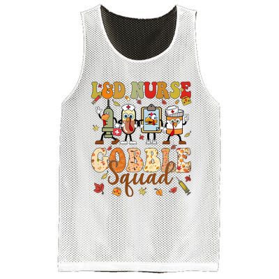 L&D Nurse Gobble Squad Thanksgiving Mesh Reversible Basketball Jersey Tank