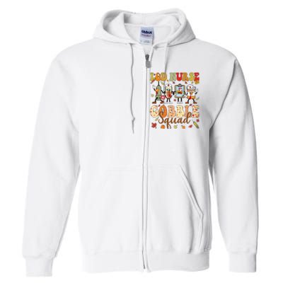 L&D Nurse Gobble Squad Thanksgiving Full Zip Hoodie