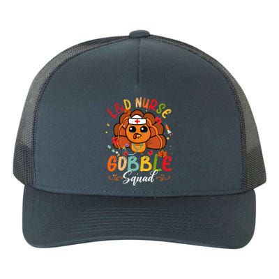 L&D Nurse Gobble Squad Funny Turkey Thanksgiving Yupoong Adult 5-Panel Trucker Hat