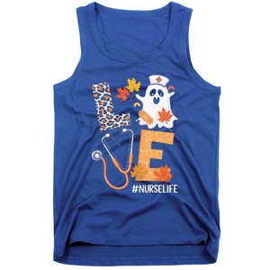 Love Nurse Ghost Stethoscope Fall Halloween Nurses Meaningful Gift Tank Top