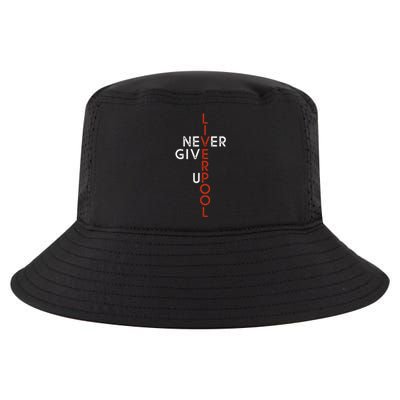 Liverpool Never Give Up Scouser Cool Comfort Performance Bucket Hat