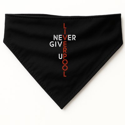 Liverpool Never Give Up Scouser USA-Made Doggie Bandana