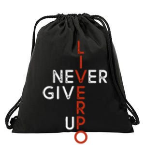 Liverpool Never Give Up Scouser Drawstring Bag